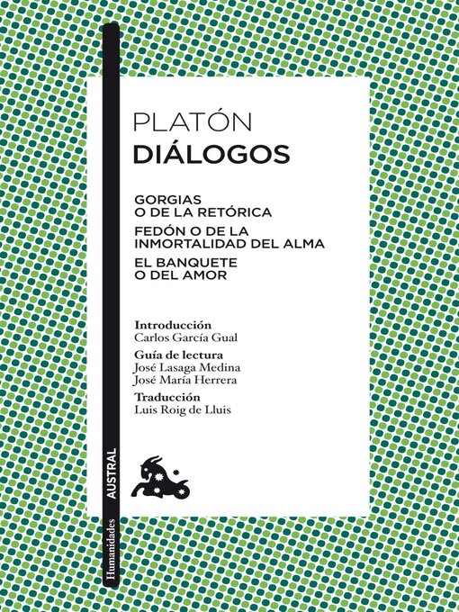 Title details for Diálogos by Platón - Available